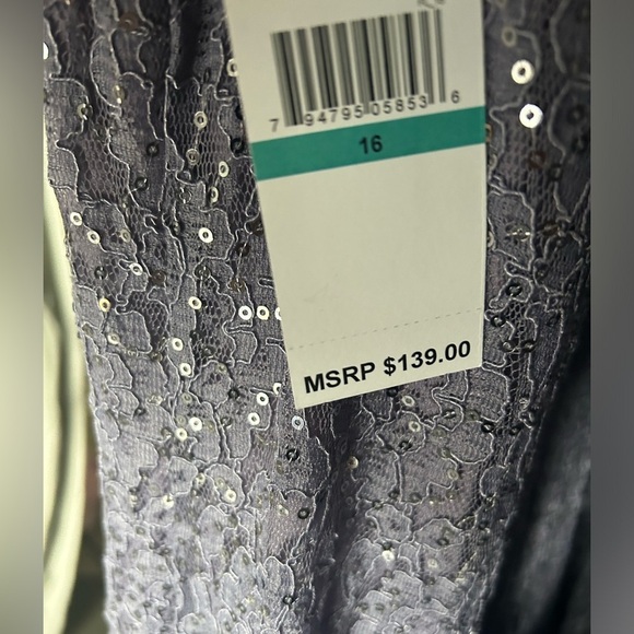 SLNY Lavender Sequin Midi Dress - Picture 10 of 10